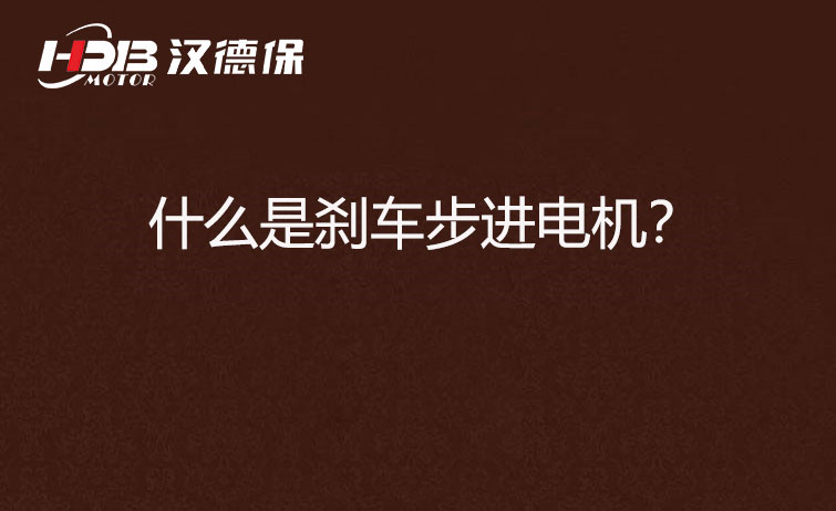什么是剎車步進(jìn)電機(jī)？